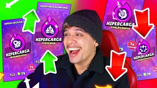 ATUALIZOUUU 🔥🔥 COMPREI TODAS AS NOVAS HIPERCARGAS e RANKEEI da MELHOR A PIOR 🧐 CASA BRAWL [upl. by Rosen]