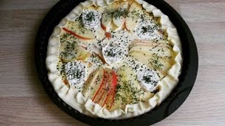 ● Recette ● Tarte aux pommes chèvre et carotte [upl. by Anayi]