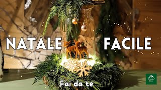 Centrotavola Natalizio facile e veloce 🌟🌲 Christmas Diy monikadeco [upl. by Latsyk]