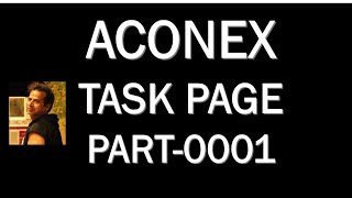 ACONEX HOME TASK MENU I SABIR SAIFI I PART0001 [upl. by Imef]