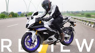 Yamaha R15M Most Genuine Review  Fast but not Furious [upl. by Anayia]