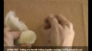 Professional Needle Felting Tutorial Basics1 [upl. by Pollock86]