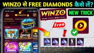 How to Use Winzo App  Winzo app se Diamonds Kaise le Free Fire  Winzo se top up kaise karein [upl. by Naujd876]