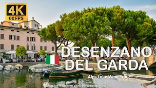 ItalyDesenzano del Garda Walking Tour  Alps Lake Garda Wandering 4K 60FPS [upl. by Yelsnit]