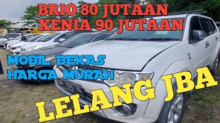 HARGA HONDA BRIO 80 JUTAAN XENIA 90 JUTAAN LELANG JBA lelangmobilmurah01 [upl. by Aicenev]