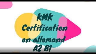 Je prépare la certification en allemand KMK [upl. by Kassity]