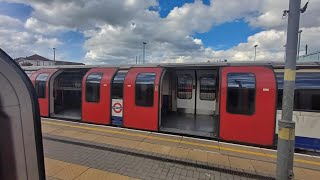 First Person Journey On The Central Line From West Ruislip To Greenford Station londonunderground [upl. by Stuppy]