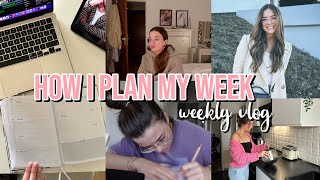 How I plan my week amp bisschen Realtalk  WEEKLY VLOG  Hannah Theresa [upl. by Nehgem]