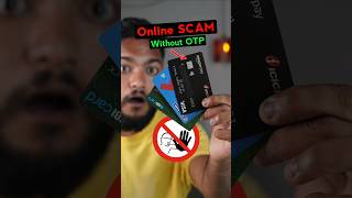 Online Scam without OTP For Credit Card scam otpscam fraud [upl. by Esiuqram]