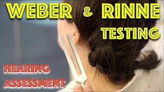 Assessing Hearing Sensorineural Vs Conductive Hearing Loss  Weber And Rinne Test  Dr Gill [upl. by Auohs]