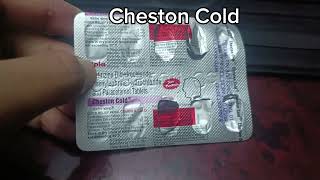 Cheston Cold Tablet UsesQuick Relief In Cough And ColdCitrizine dihydrochlorideParacetamol Tab [upl. by Napas417]