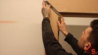 How to Fit Architrave to an Uneven Door Frame [upl. by Packer]