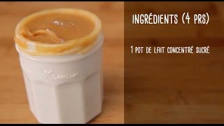 Comment faire de la confiture de lait à la maison   Gourmand [upl. by Akiner]