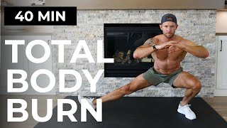 40 MIN ULTIMATE HIIT WORKOUT  TOTAL BODY CARDIO BURN [upl. by Hares]