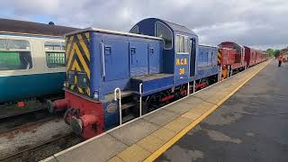 Attending Wensleydale Railway Industrial Event on Bank Holiday Monday 26th August 24 Part 1 [upl. by Papagena738]