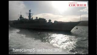 HMS Campbeltown in Campbeltown Loch [upl. by Bow261]