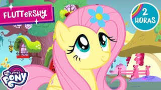 My Little Pony A Amizade é Mágica em português  Os melhores episódios de FLUTTERSHY  MLP [upl. by Alyakam]