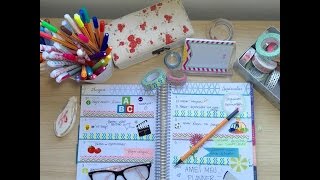 Decorando meu Planner 1 [upl. by Suinotna]