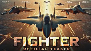 FIGHTER Official teaser  Release time Hrithik Roshan Deepika Anil Kapoor fighter teaser trailer [upl. by Keligot]