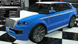 GTA 5  Past DLC Vehicle Customization  Enus Huntley S Bentley SUV [upl. by Otrebliw]