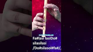 Elohim Bara et Hashama im los diez mandamientos notas Flauta dulce CLASSMUSICMOLANO recorder [upl. by Anavoig]