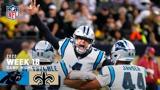 Carolina Panthers vs New Orleans Saints  2022 Week 18 Game Highlights [upl. by Oberon]