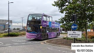 Buses at Lincoln Central Bus Station 10072024 [upl. by Sprague163]