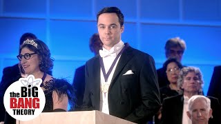 Sheldons Nobel Prize Acceptance Speech  The Big Bang Theory [upl. by Bysshe627]