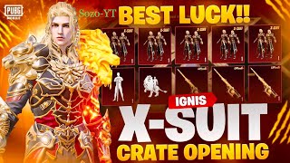 Get Guaranteed IGNIS XSuit  IGNIS XSuit Crate Opening amp Best Trick  PUBGM [upl. by Atse]