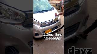 Nissan oil change youtubeshorts [upl. by Erehpotsirhc554]