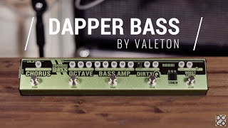 Valeton Dapper Bass Effect Pedal Review [upl. by Arlo320]