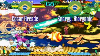 FT5 mshvsf Cesar Arcade BR vs EnergyBiorganic BR Marvel vs Street Fighter Fightcade Sep 1 [upl. by Ij]