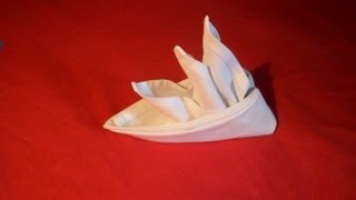 How To Fold Napkins  Bird Of Paradise Napkin Folding Video [upl. by Howlan]