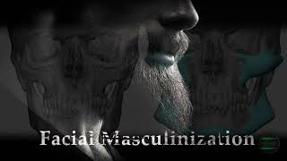 FACIAL MASCULINIZATION  Facial Structure amp Beard Growth  Binaural Beats amp Subliminals [upl. by Milissa]