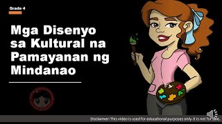 SINING 4 Mga Disenyo sa Kultural na Pamayanan ng Mindanao [upl. by Nerfe582]