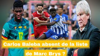 CAN 2025  Carlos Baleba absent de la liste de Marc Brys [upl. by Pastelki260]