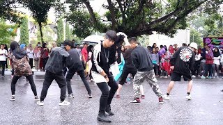 BTS 방탄소년단 MIC Drop Steve Aoki Remix KPOP IN PUBLIC RAIN CHALLENGEINDONESIA [upl. by Ahsoek222]