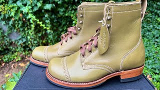 Willie’s Boots in OLIVE TOCHIGI VEG TAN [upl. by Akineg]