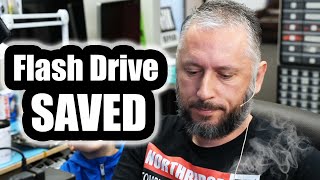 Broken USB Flash Drive Smoked  Repair and Data Recovery [upl. by Amuwkuhc513]