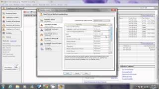 Peachtree Accounting 2012 Part 2 Setup security amp user permission Selected Access [upl. by Beore]