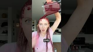 Using Cherries 🍒 to Dye my Hair 72 hr Results rindot hair cherry naturaldye fruit shorts [upl. by Alec132]