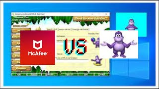 McAfee VS Bonzi buddy virus [upl. by Ellehcear]