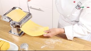 Homemade fresh pasta with Marcato Atlas 150 Classic  Video tutorial [upl. by Malina]