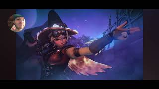 Overwatch spellbinder Season 13 Trailer Reaction Halloween is coming 👻 🎃 [upl. by Atnahsal]