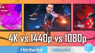 4K vs 1440p vs 1080p  What Monitor Resolution Should You Buy [upl. by Tonkin]