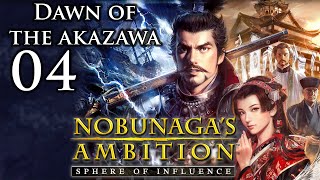 Nobunagas Ambition Sphere of Influence  Dawn of the Akazawa  Part 4 [upl. by Hpesoy529]