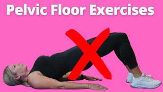 5 Pelvic Floor Exercises that are MISLEADING Many Women [upl. by Llenor116]