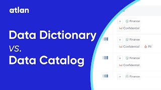 Demystifying Data Dictionaries vs Data Catalogs How They Strengthen Data Governance [upl. by Kitchen]