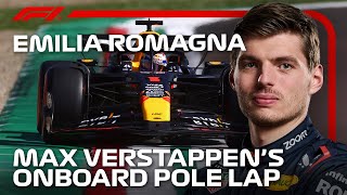 Max Verstappen’s RecordEqualling Pole Lap  2024 Emilia Romagna Grand Prix  Pirelli [upl. by Enyluqcaj]