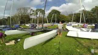 Nacra Carbon 20 FCS Rigging and Sailing [upl. by Teiv166]